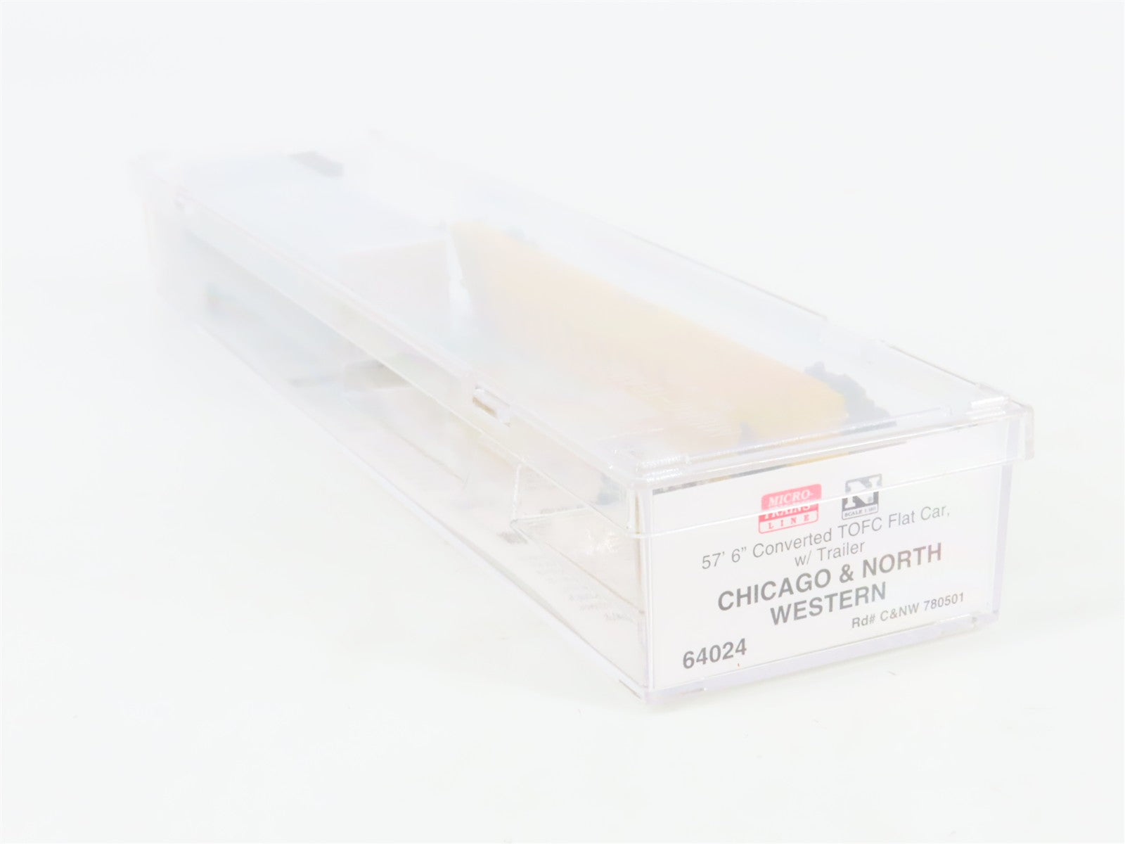 N Scale Micro-Trains MTL 64024 C&NW Chicago & North Western Flat Car 780501