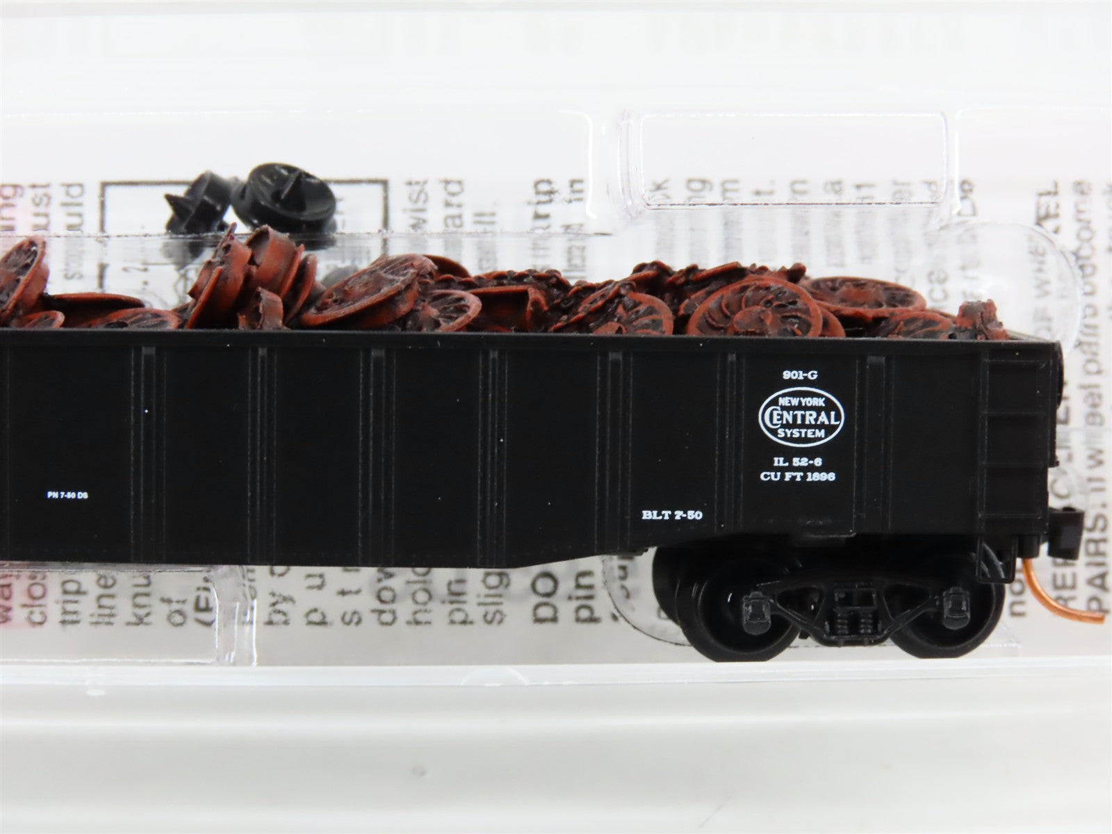N Scale Micro-Trains MTL 105580.1 P&LE Pittsburgh & Lake Erie 50' Gondola 9000