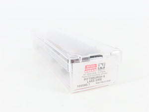 N Scale Micro-Trains MTL 105580.1 P&LE Pittsburgh & Lake Erie 50' Gondola 9000