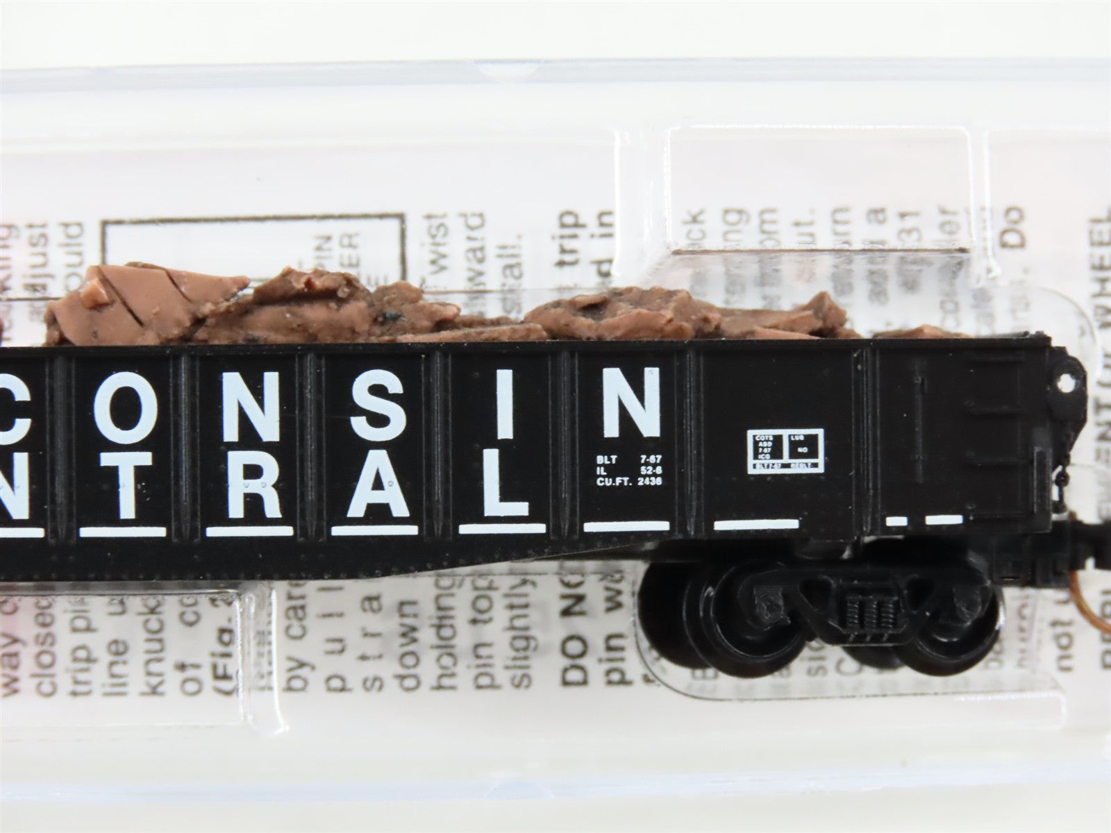 N Scale Micro-Trains MTL 04600330 WC Wisconsin Central 50' Gondola 55169