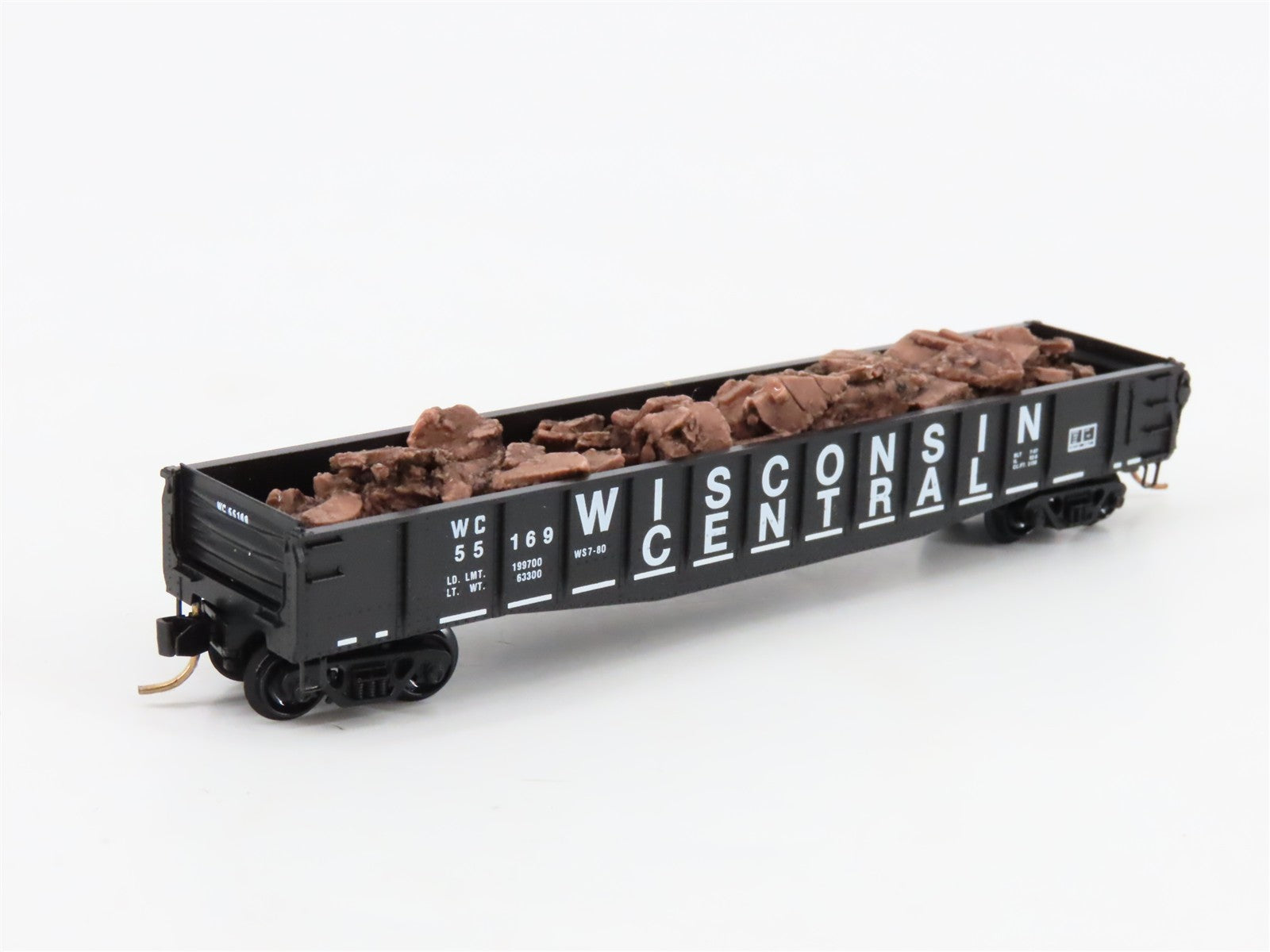 N Scale Micro-Trains MTL 04600330 WC Wisconsin Central 50' Gondola 55169