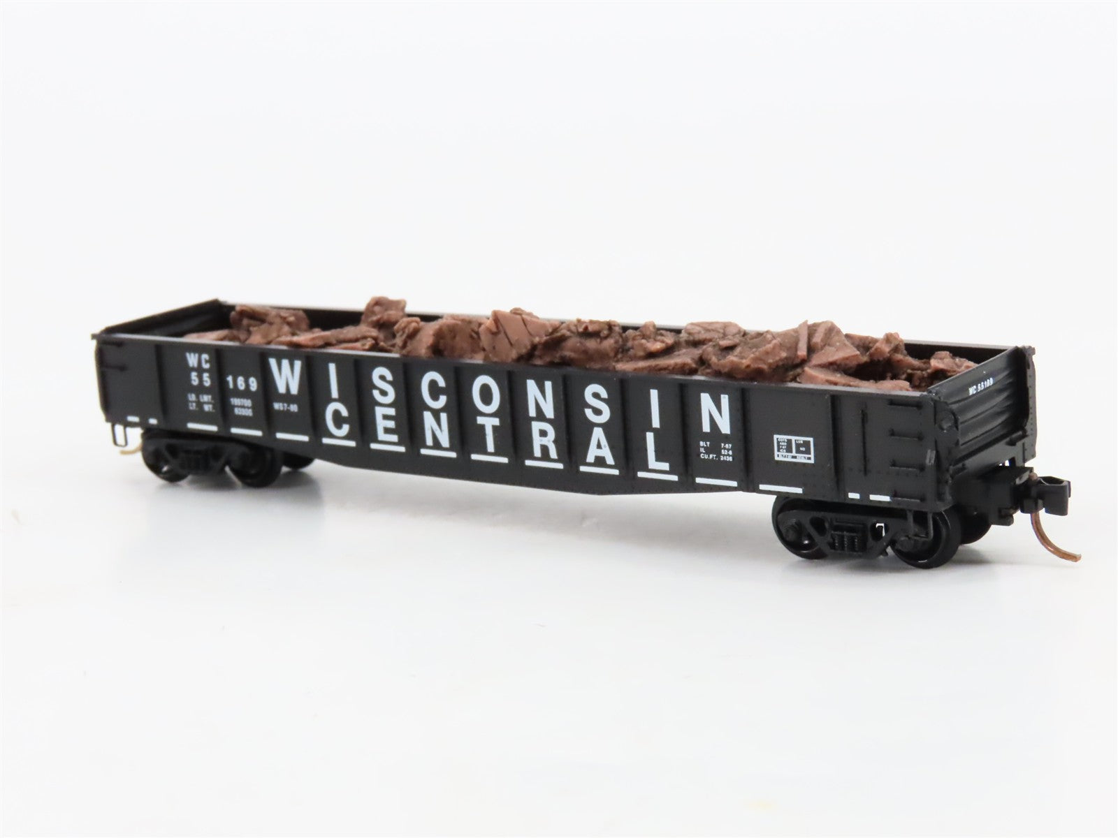 N Scale Micro-Trains MTL 04600330 WC Wisconsin Central 50' Gondola 55169