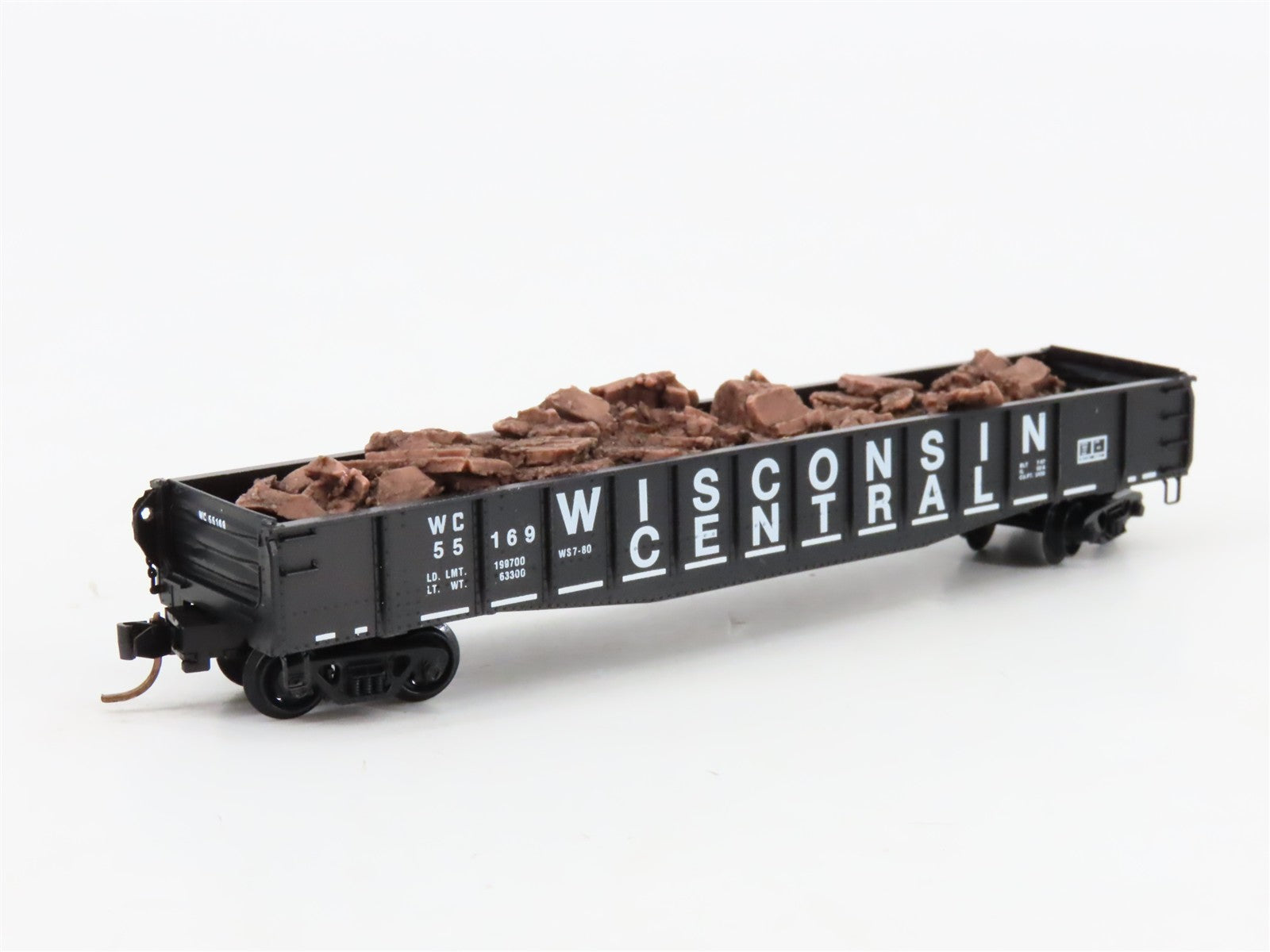 N Scale Micro-Trains MTL 04600330 WC Wisconsin Central 50' Gondola 55169