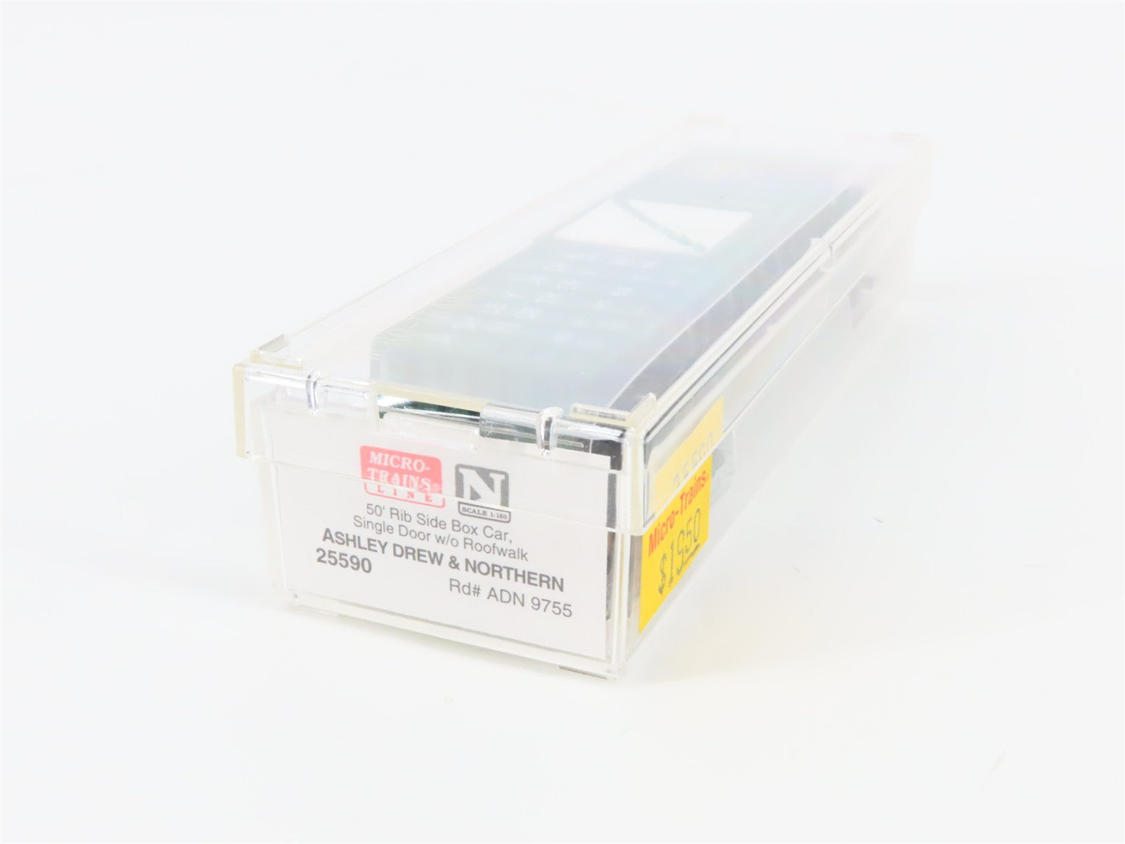N Scale Micro-Trains MTL 25590 ADN Ashley Drew & Northern 50' Box Car 9755