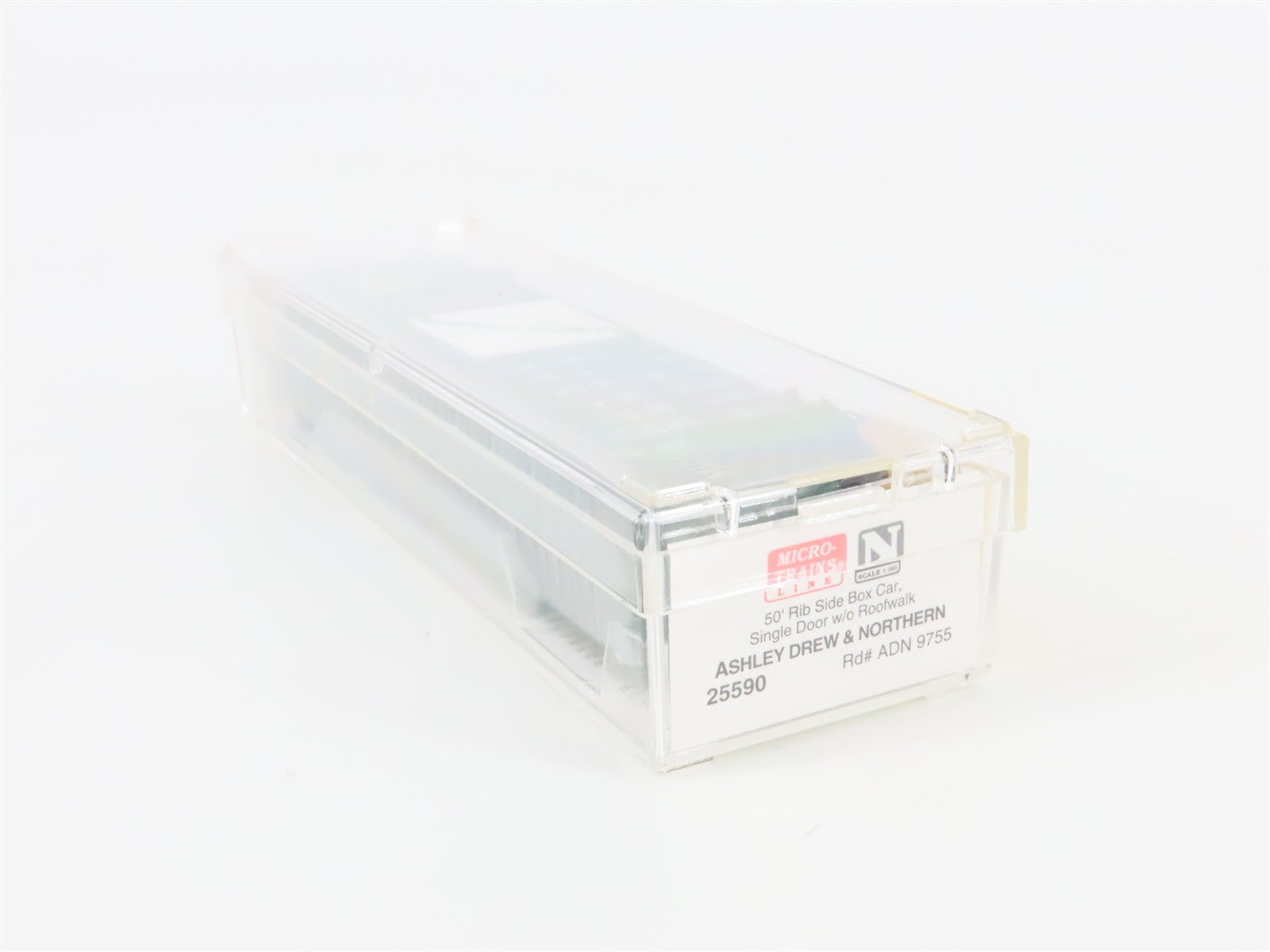 N Scale Micro-Trains MTL 25590 ADN Ashley Drew & Northern 50' Box Car 9755