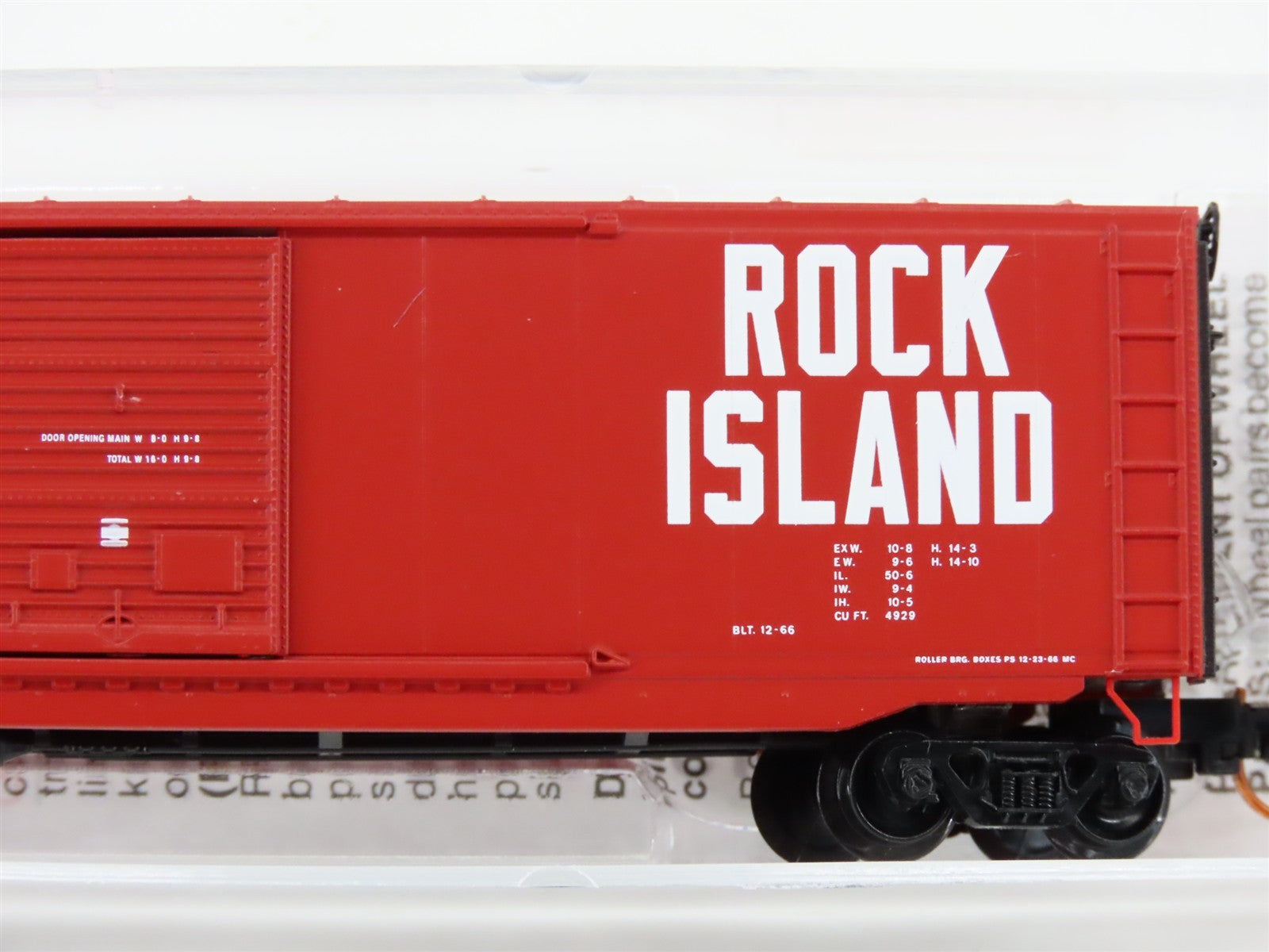 N Micro-Trains MTL 07600070 RI Rock Island 50' Plug & Sliding Door Box Car 63290
