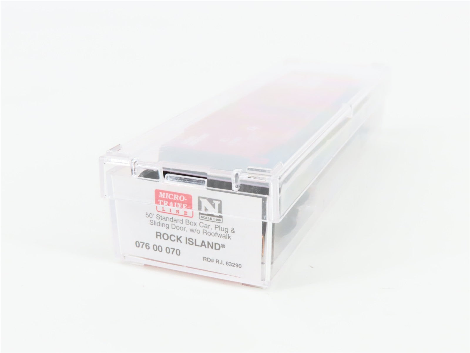 N Micro-Trains MTL 07600070 RI Rock Island 50' Plug & Sliding Door Box Car 63290
