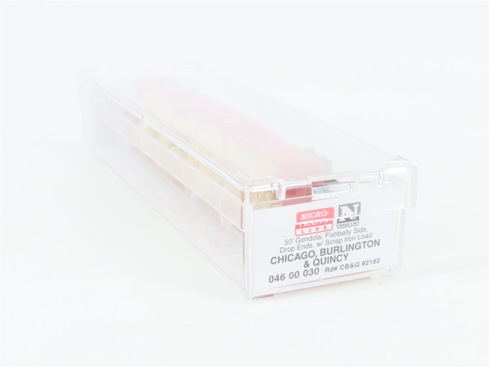 N Scale Micro-Trains MTL 04600030 CB&Q Burlington Route 50' Gondola 82182