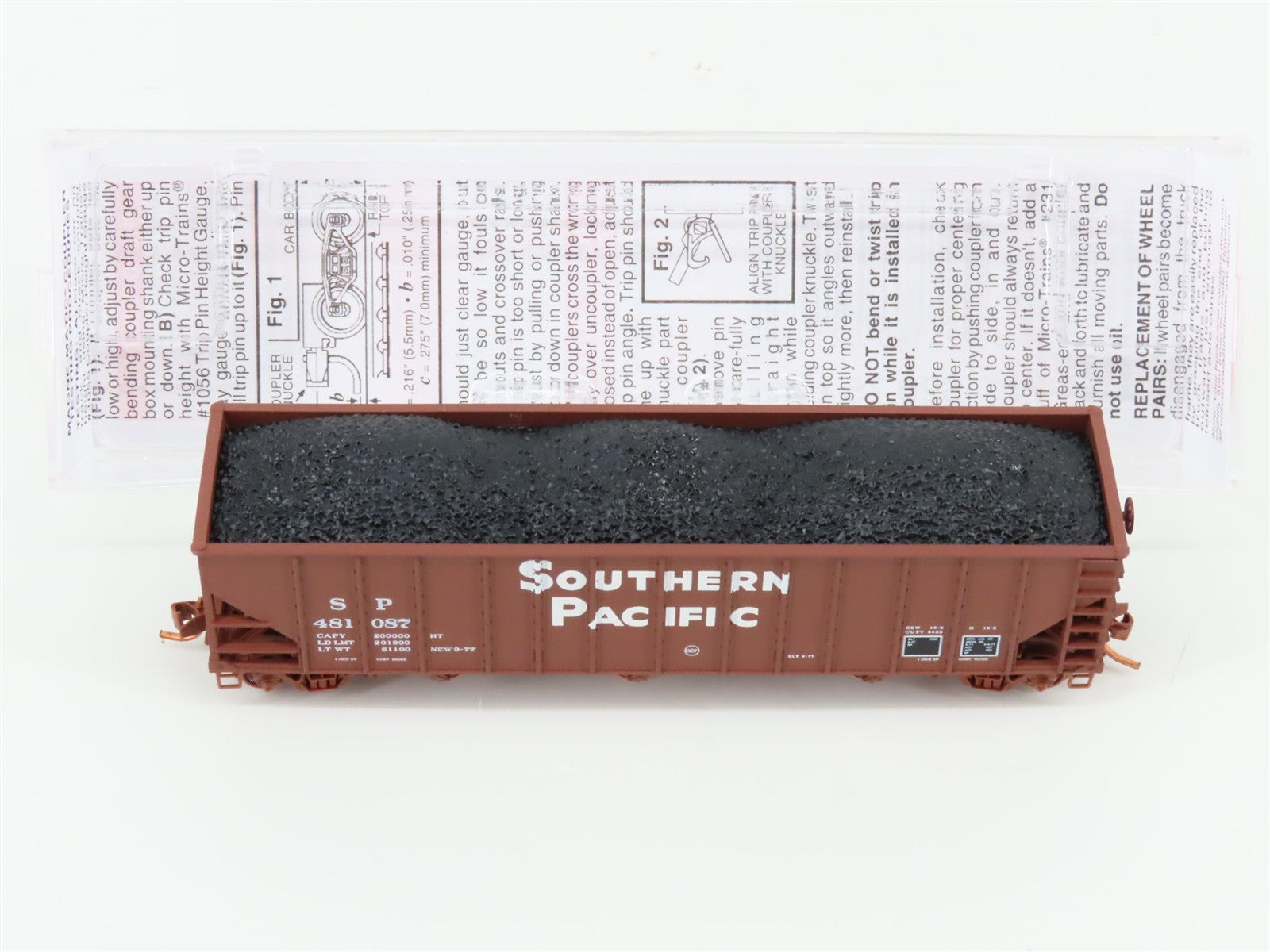N Scale Micro-Trains MTL 10800181 SP Southern Pacific 3-Bay Open Hopper 481087
