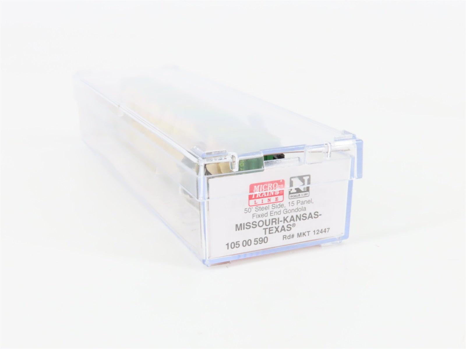 N Scale Micro-Trains MTL 10500590 MKT Missouri-Kansas-Texas 50' Gondola 12447
