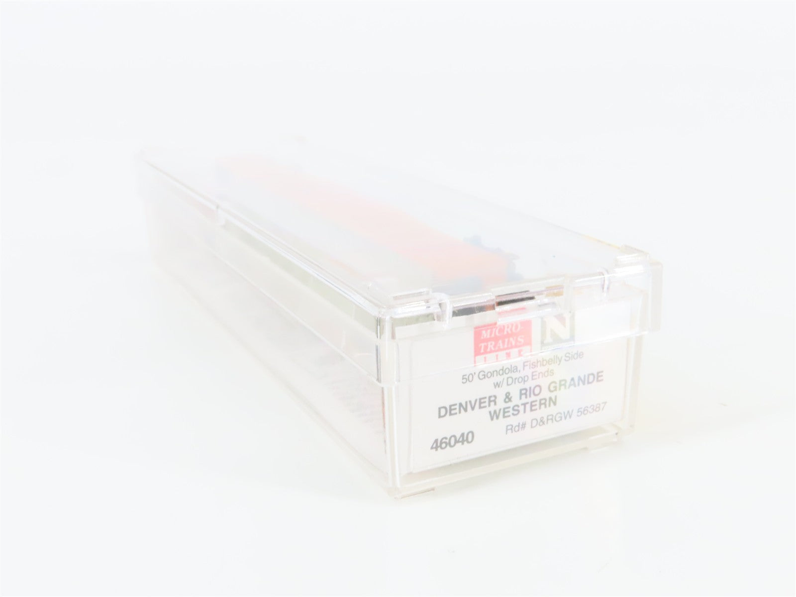 N Scale Micro-Trains MTL 46040 D&RGW Rio Grande 50' Fishbelly Side Gondola 56387