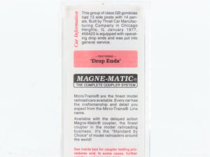N Scale Micro-Trains MTL 46040 D&RGW Rio Grande 50' Fishbelly Side Gondola 56423