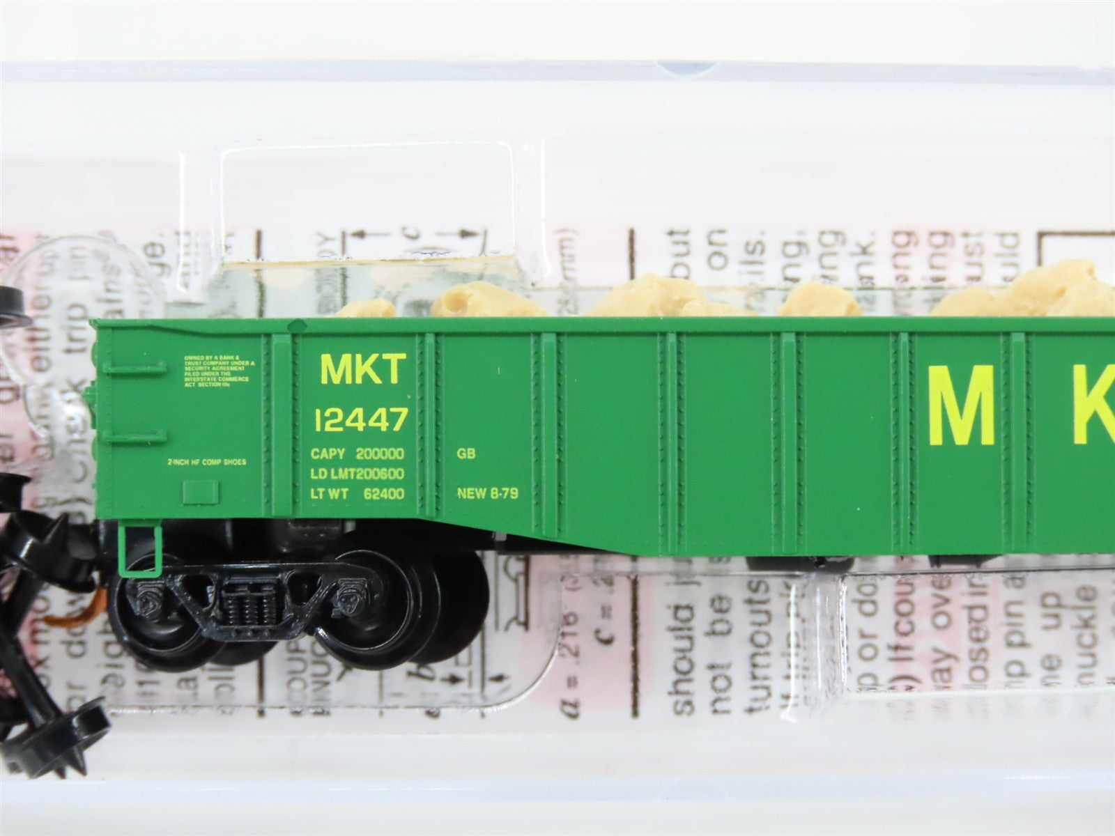 N Scale Micro-Trains MTL 10500590 MKT Missouri-Kansas-Texas 50' Gondola 12447