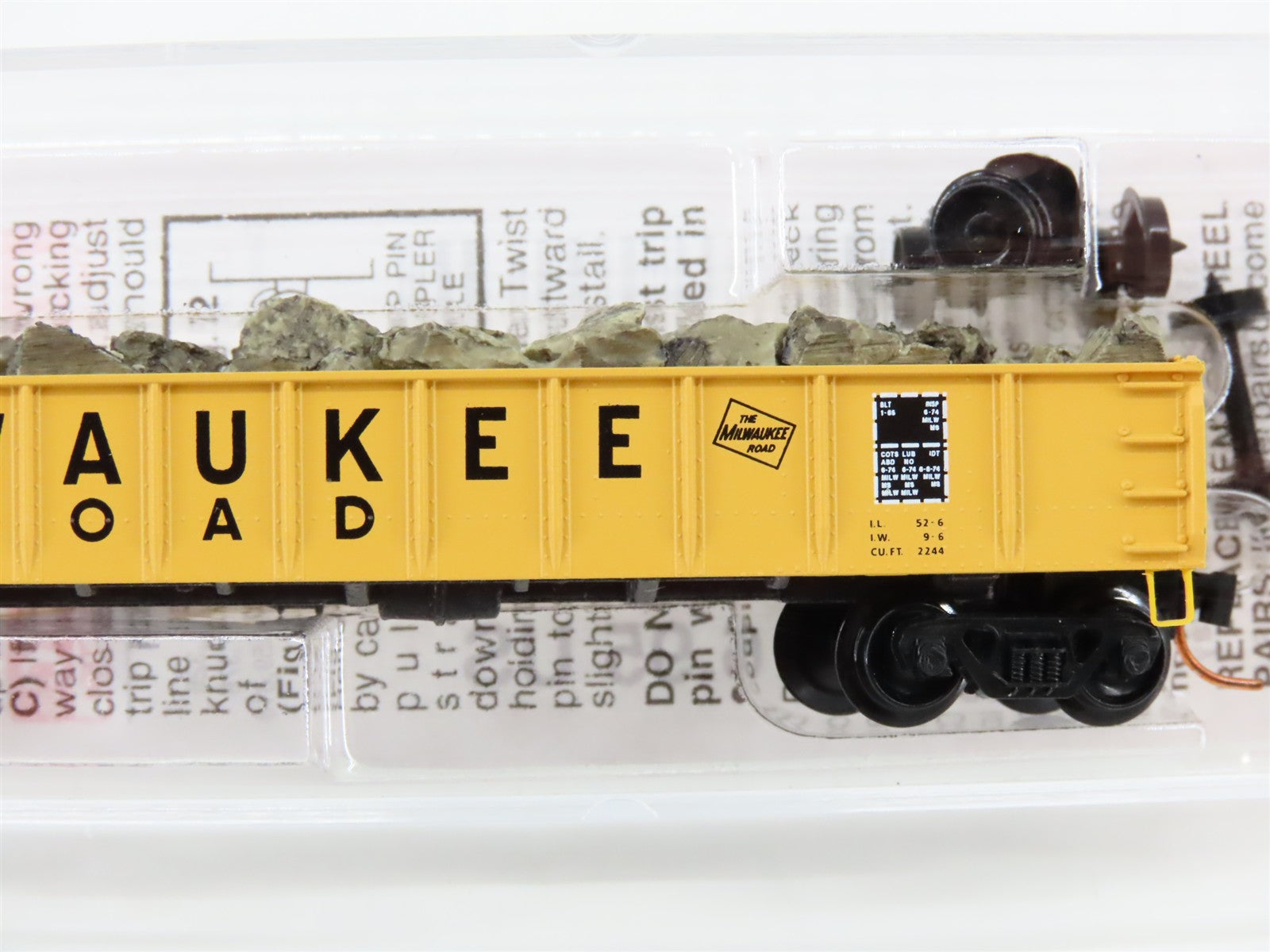 N Scale Micro-Trains MTL 48110.2 MILW Milwaukee Road 50' Gondola 81119