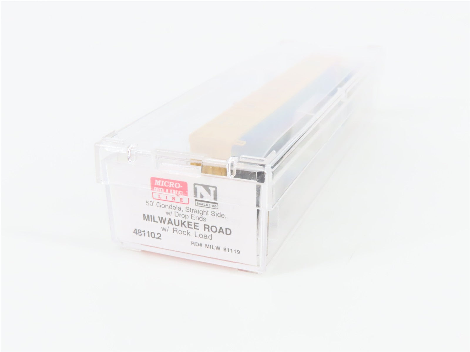 N Scale Micro-Trains MTL 48110.2 MILW Milwaukee Road 50' Gondola 81119