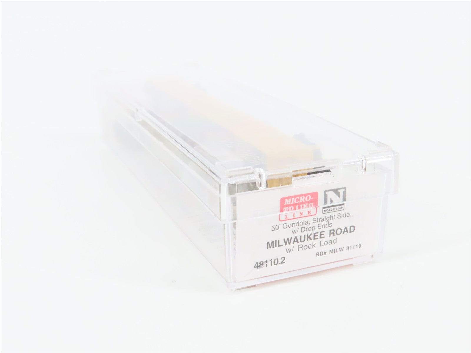 N Scale Micro-Trains MTL 48110.2 MILW Milwaukee Road 50' Gondola 81119