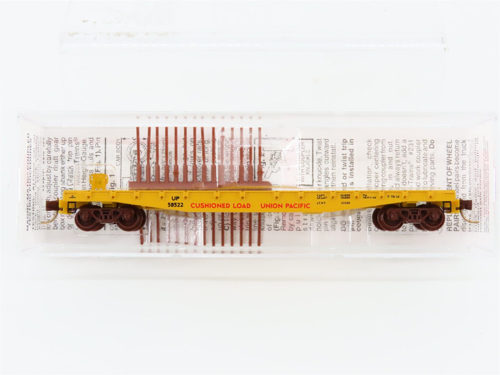 N Scale Micro-Trains MTL 45070 UP Union Pacific 50' Flat Car 58522