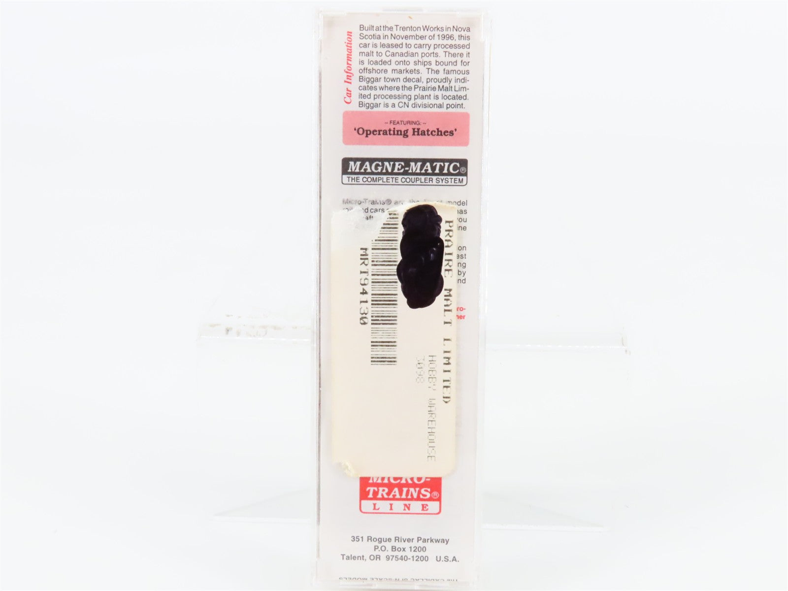 N Scale Micro-Trains MTL 94130 PMLX Prairie Malt Limited 3-Bay Hopper 1011