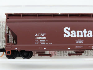 N Scale Micro-Trains MTL 94100 ATSF Santa Fe 3-Bay Covered Hopper 313838