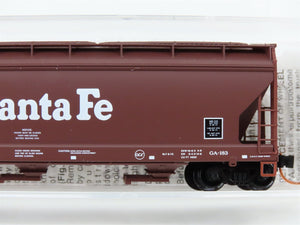 N Scale Micro-Trains MTL 94100 ATSF Santa Fe 3-Bay Covered Hopper 313838
