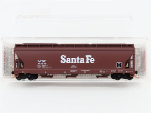 N Scale Micro-Trains MTL 94100 ATSF Santa Fe 3-Bay Covered Hopper 313838