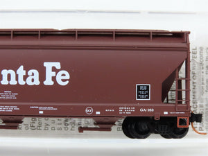 N Scale Micro-Trains MTL 94100 ATSF Santa Fe 3-Bay Covered Hopper 313838