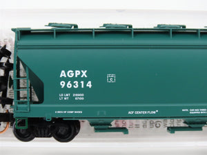 N Scale Micro-Trains MTL 93060 AGPX AG Processing 3-Bay Covered Hopper 96314