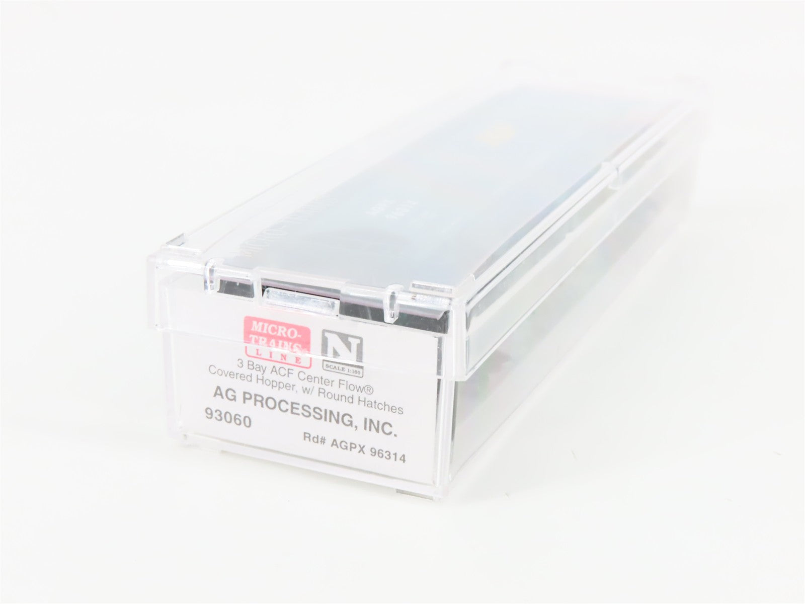 N Scale Micro-Trains MTL 93060 AGPX AG Processing 3-Bay Covered Hopper 96314