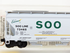 N Scale Micro-Trains MTL 94150 SOO Line 3-Bay Covered Hopper 73465