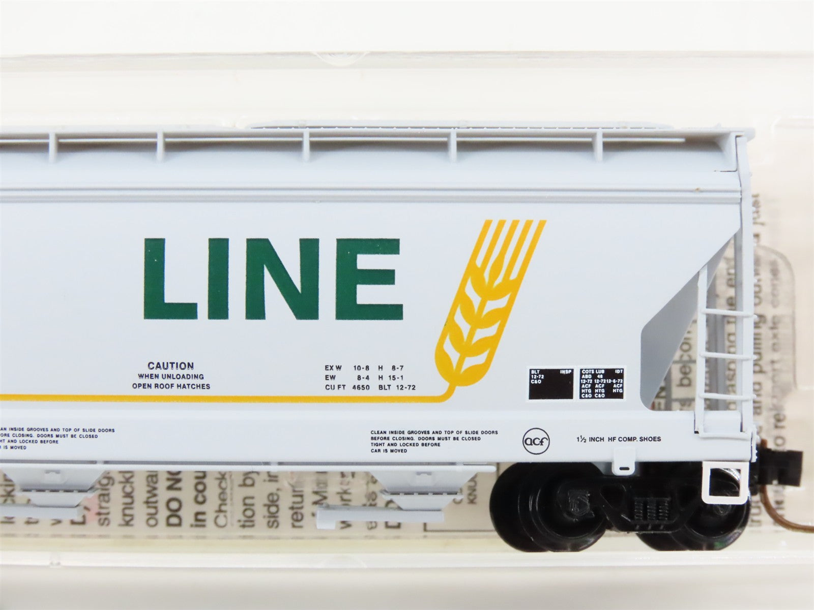 N Scale Micro-Trains MTL 94150 SOO Line 3-Bay Covered Hopper 73465