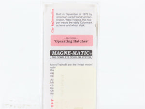 N Scale Micro-Trains MTL 94150 SOO Line 3-Bay Covered Hopper 73465