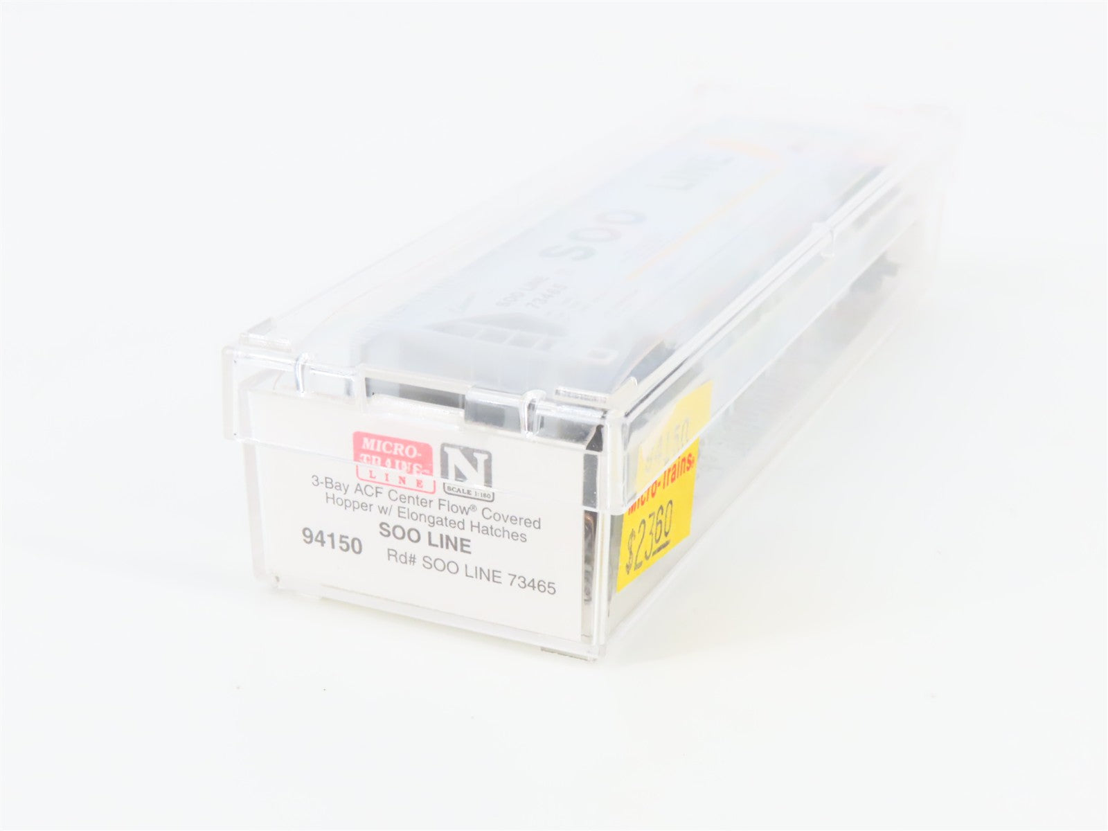 N Scale Micro-Trains MTL 94150 SOO Line 3-Bay Covered Hopper 73465