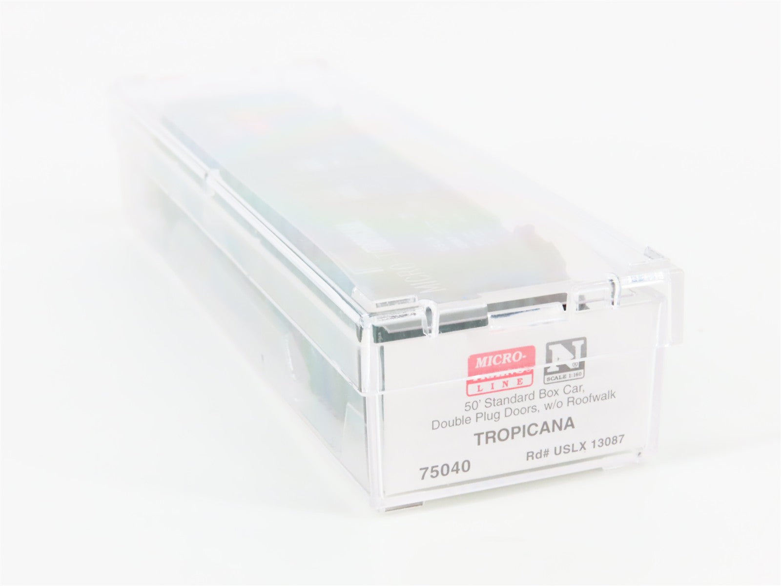 N Scale Micro-Trains MTL 75040 USLX Tropicana 50' Box Car 13087