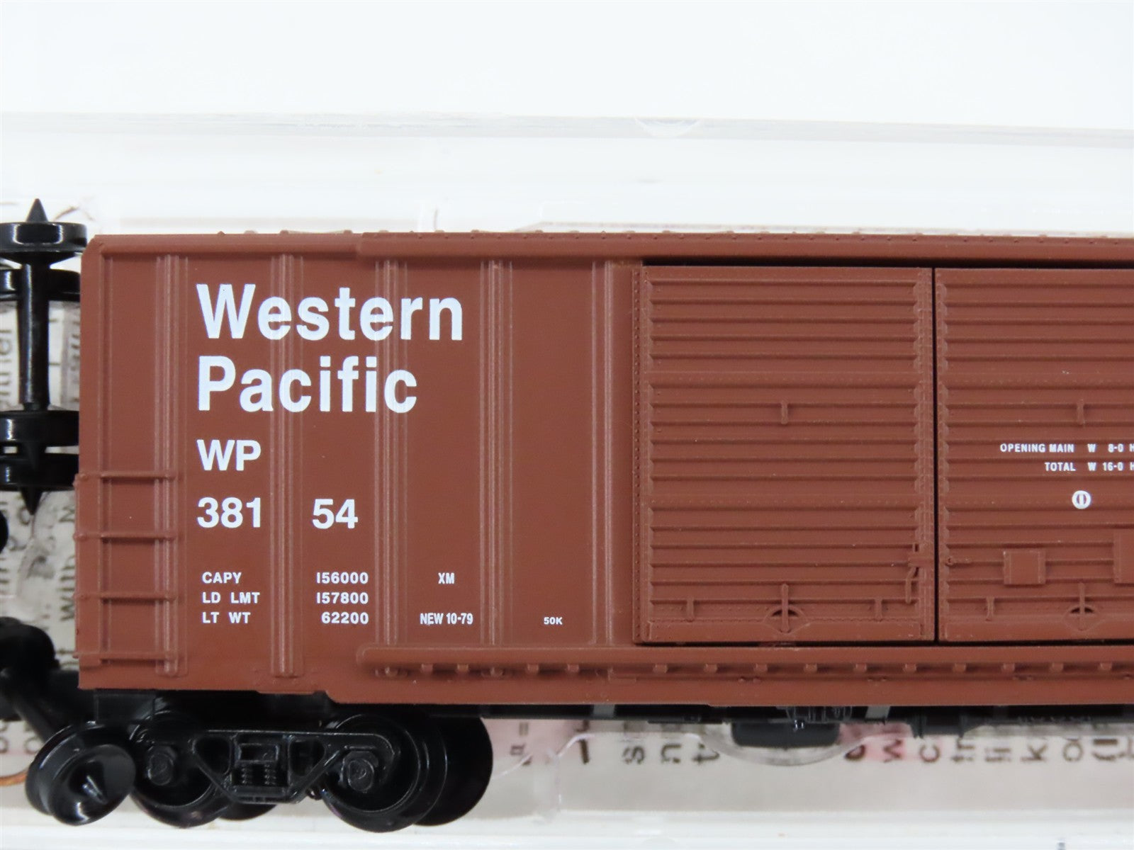 N Scale Micro-Trains MTL 30080 WP Western Pacific 50' Rib Side Box Car 38154