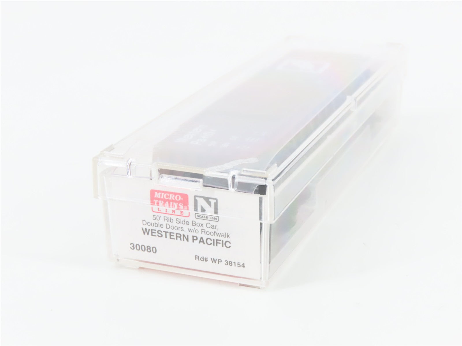 N Scale Micro-Trains MTL 30080 WP Western Pacific 50' Rib Side Box Car 38154