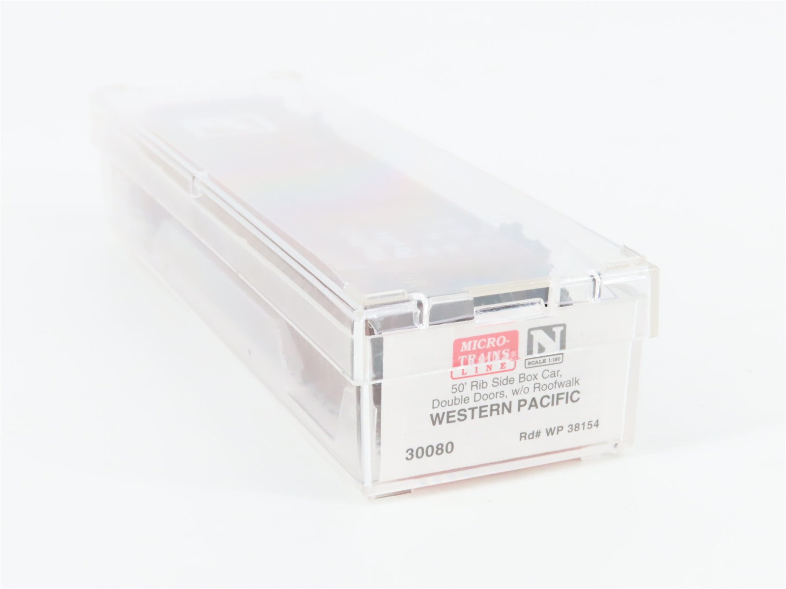 N Scale Micro-Trains MTL 30080 WP Western Pacific 50' Rib Side Box Car 38154
