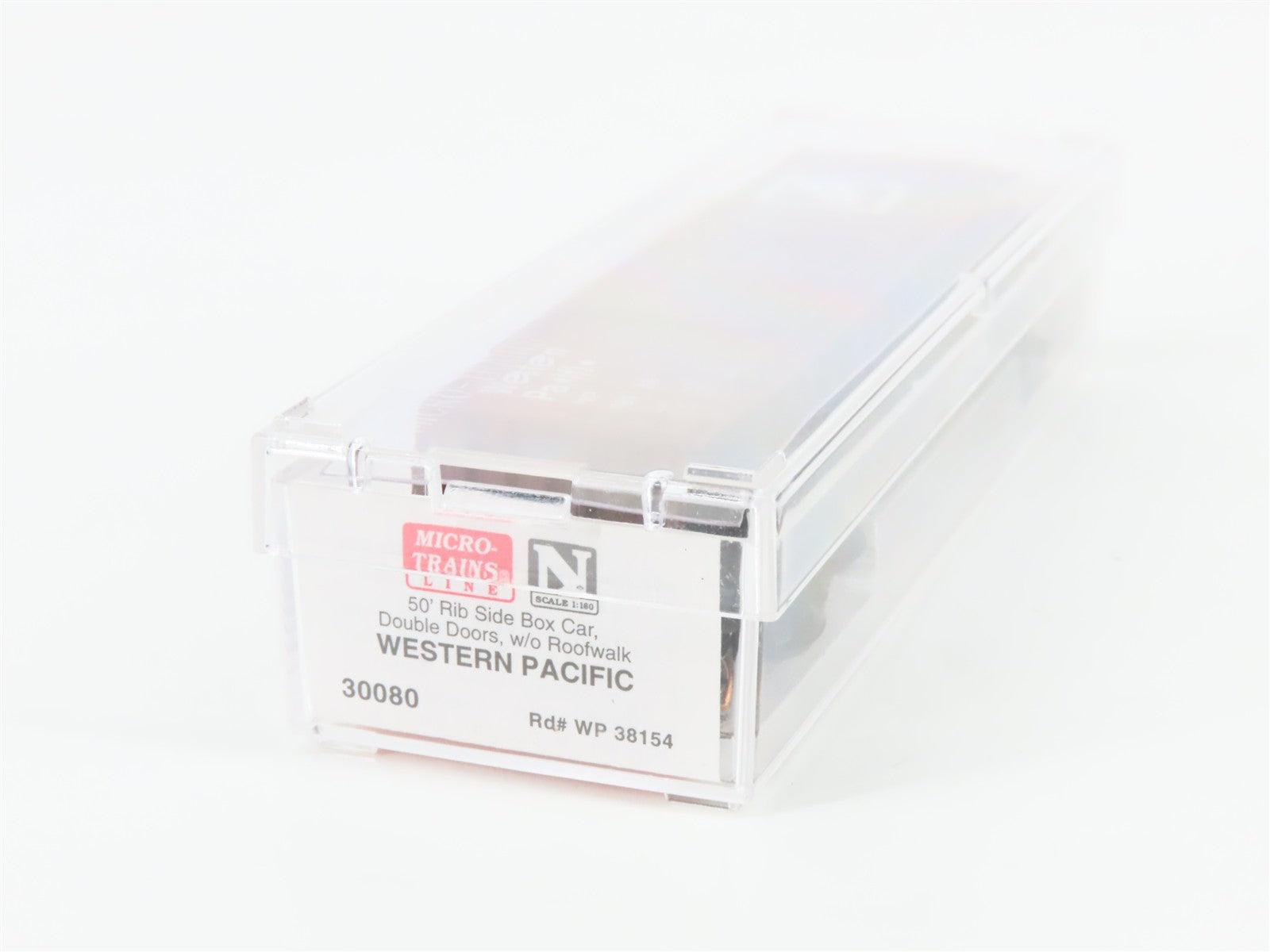 N Scale Micro-Trains MTL 30080 WP Western Pacific 50' Rib Side Box Car 38154