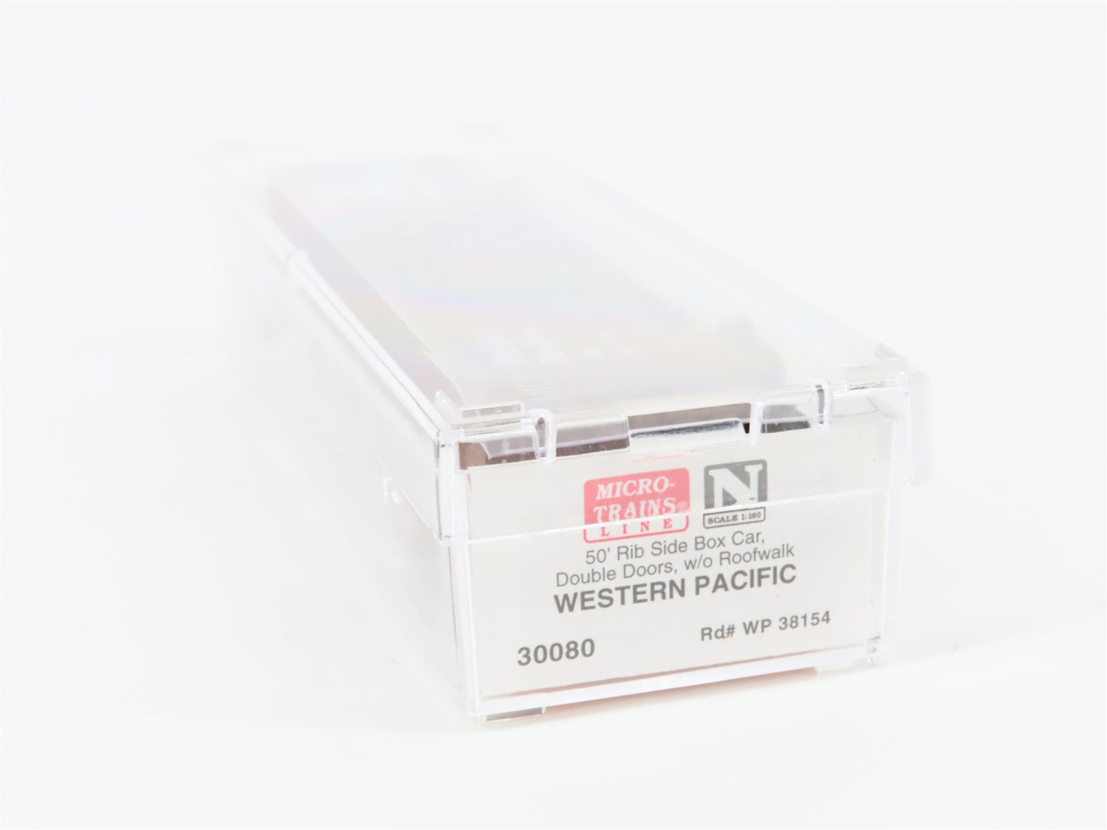 N Scale Micro-Trains MTL 30080 WP Western Pacific 50' Rib Side Box Car 38154