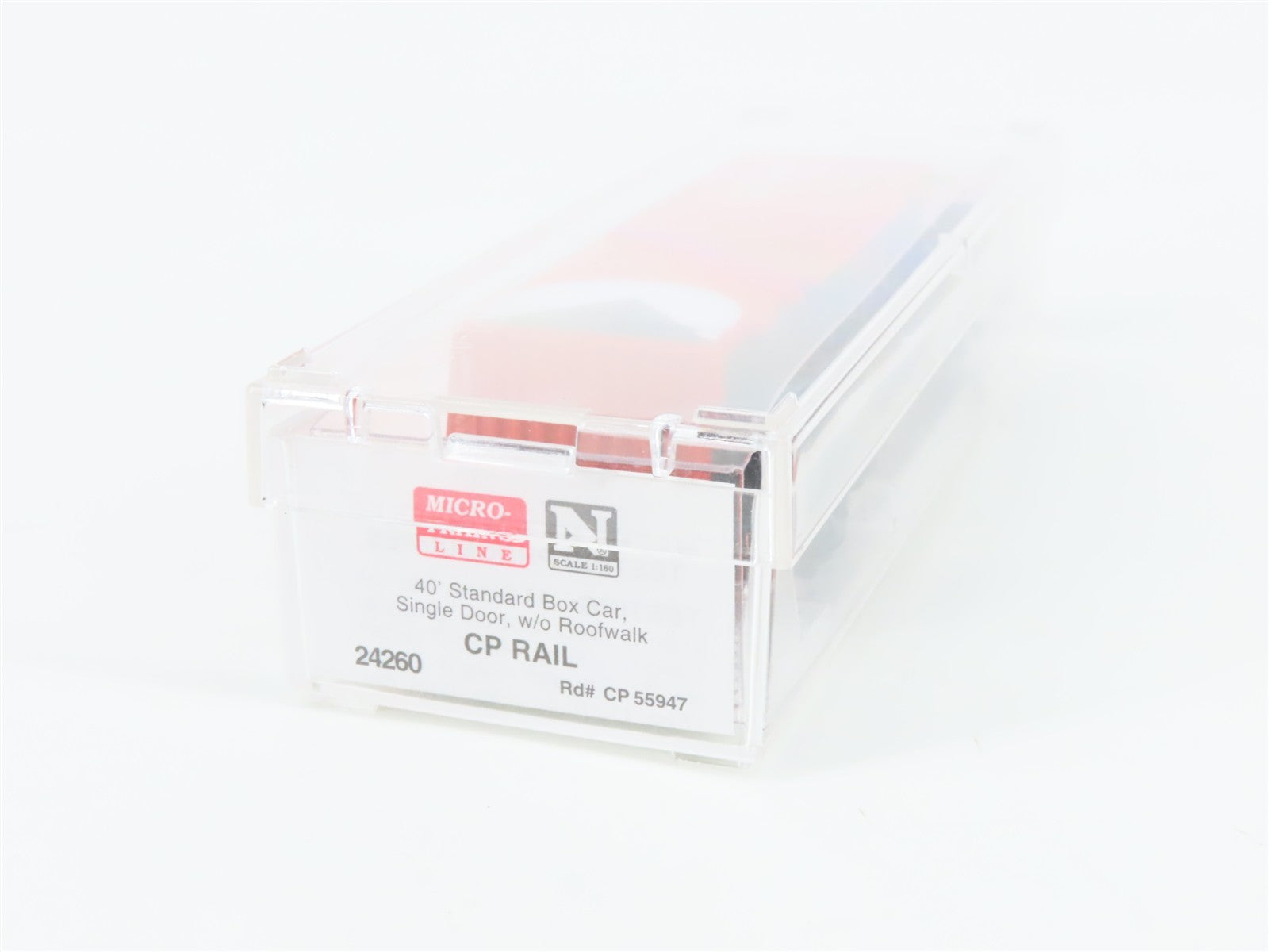 N Scale Micro-Trains MTL 24260 CP Rail 40' Single Door Box Car 55947