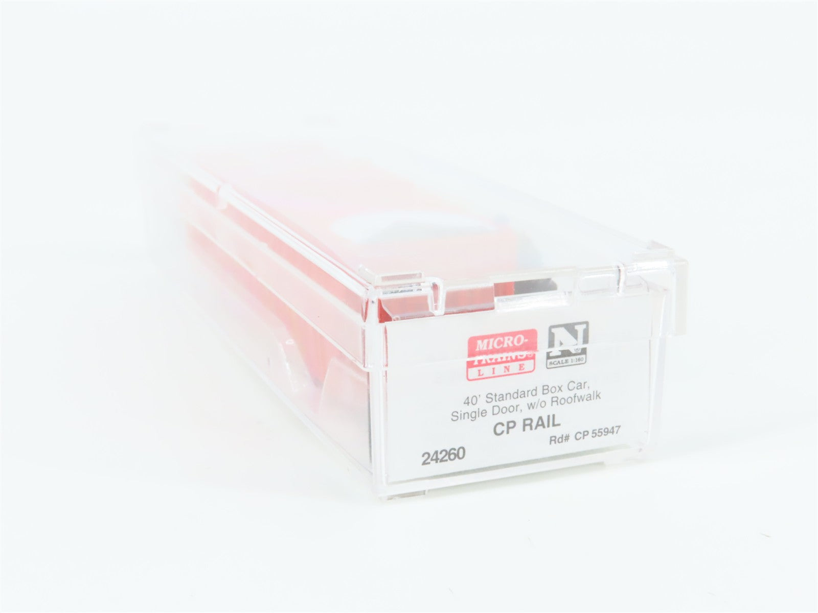 N Scale Micro-Trains MTL 24260 CP Rail 40' Single Door Box Car 55947