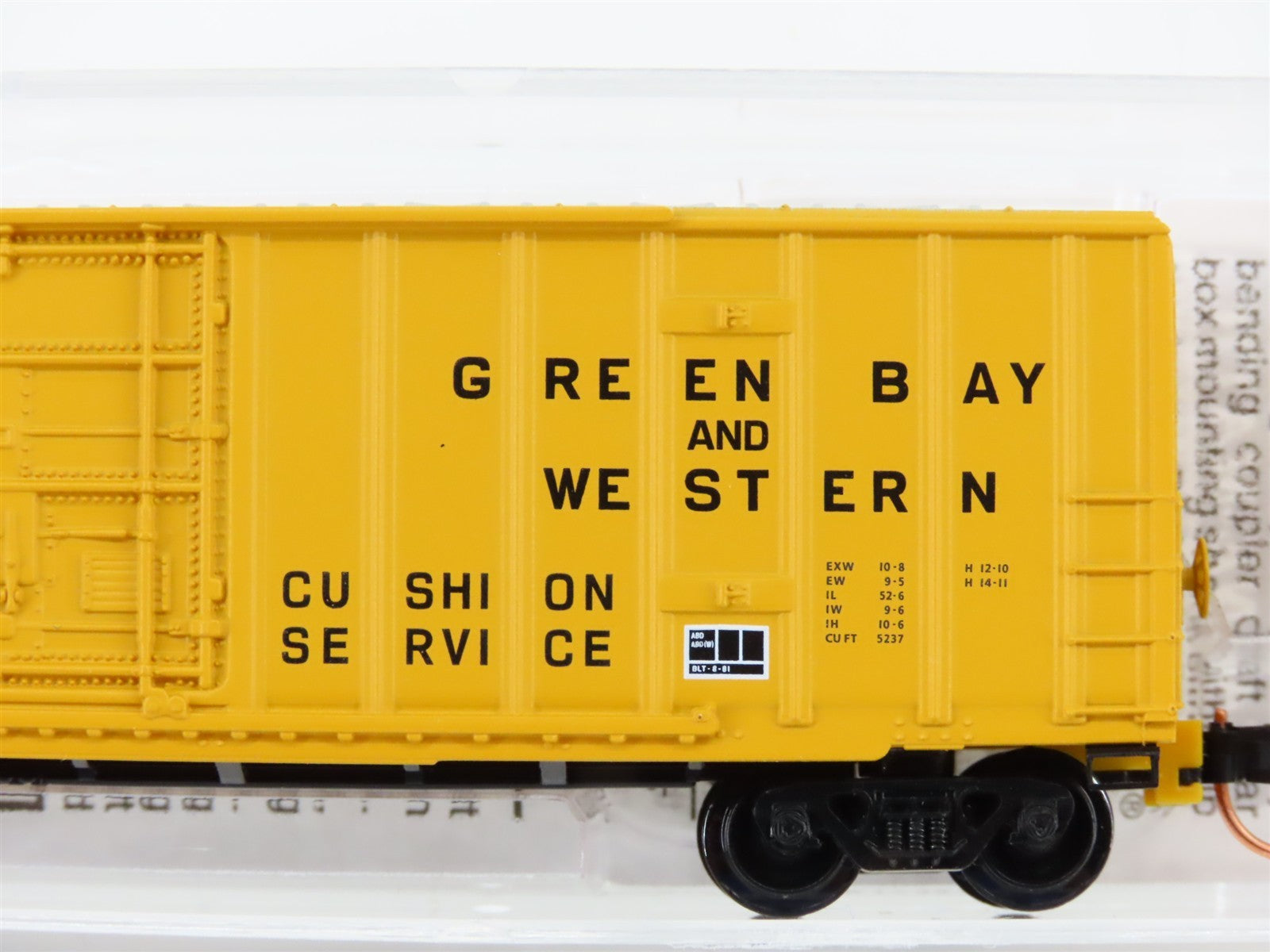 N Scale Micro-Trains MTL Special Run SSAM Green Bay Route 50' Box Car 50001