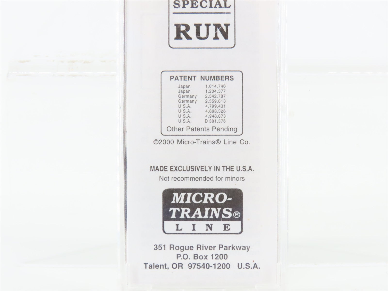 N Scale Micro-Trains MTL Special Run SSAM Green Bay Route 50' Box Car 50001