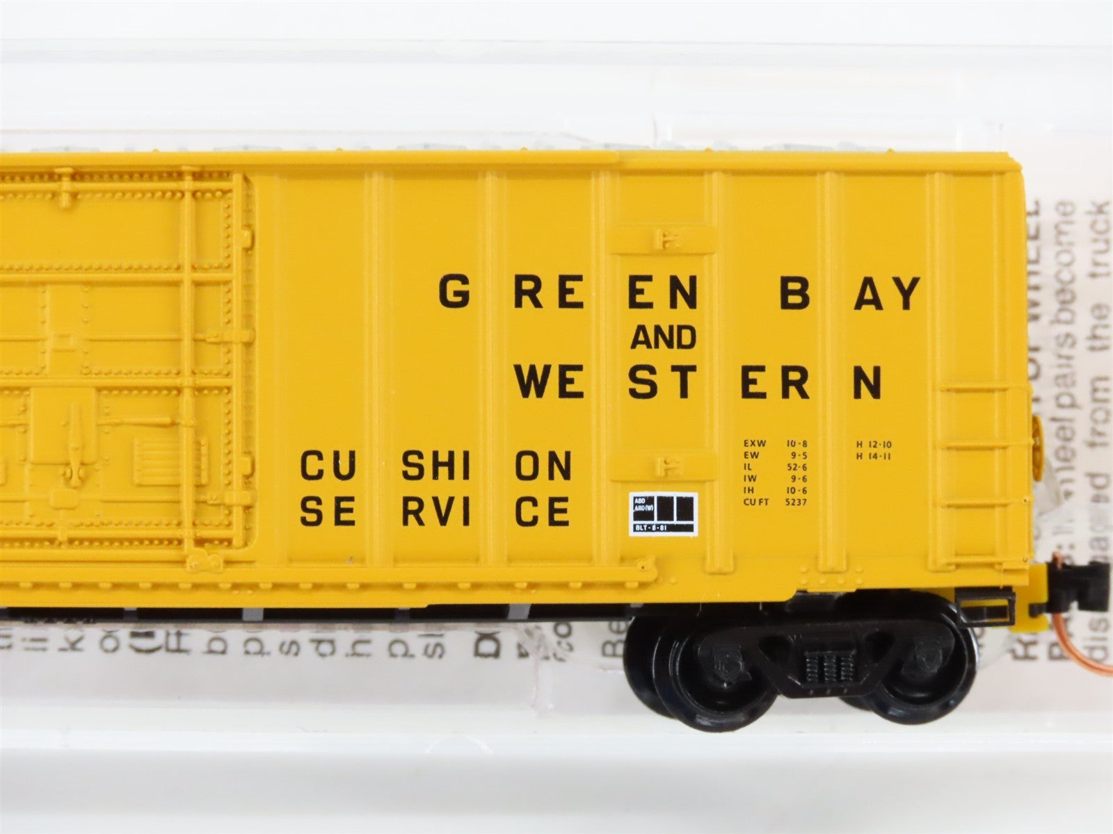 N Scale Micro-Trains MTL Special Run SSAM Green Bay Route Box Car 50034