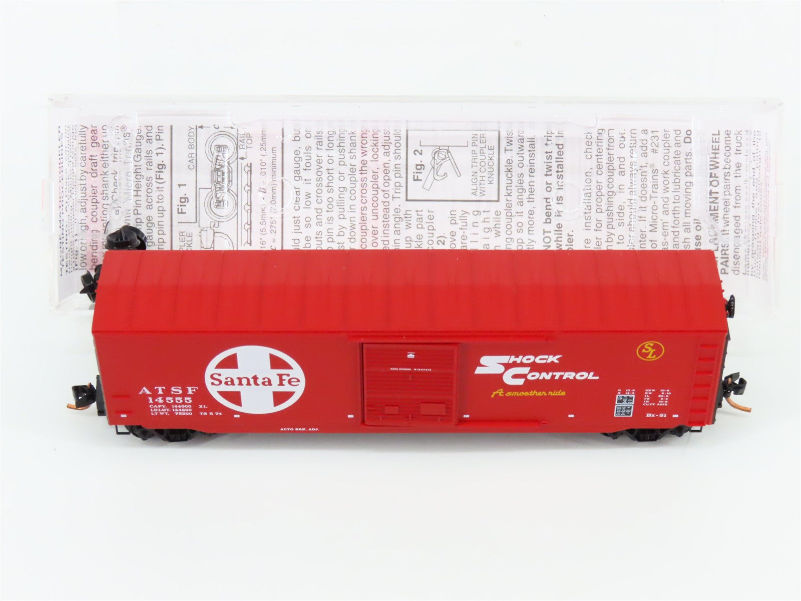 N Scale Micro-Trains MTL 07700140 ATSF Santa Fe 50' Box Car 14555