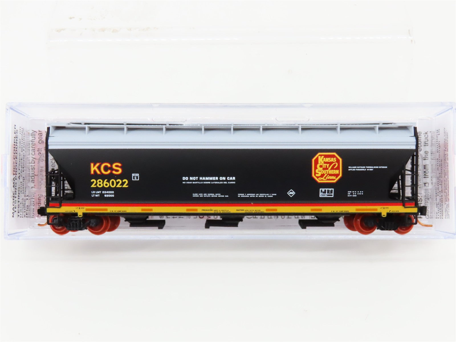 N Scale Micro-Trains MTL 09400270 KCS Kansas City Southern 3-Bay Hopper 286022