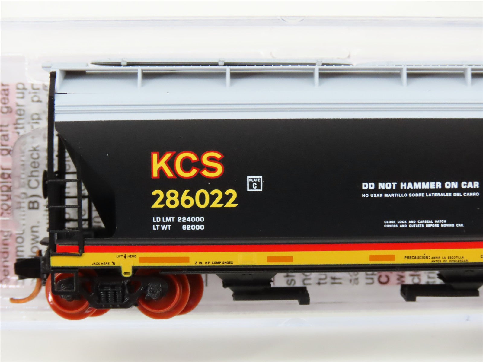 N Scale Micro-Trains MTL 09400270 KCS Kansas City Southern 3-Bay Hopper 286022