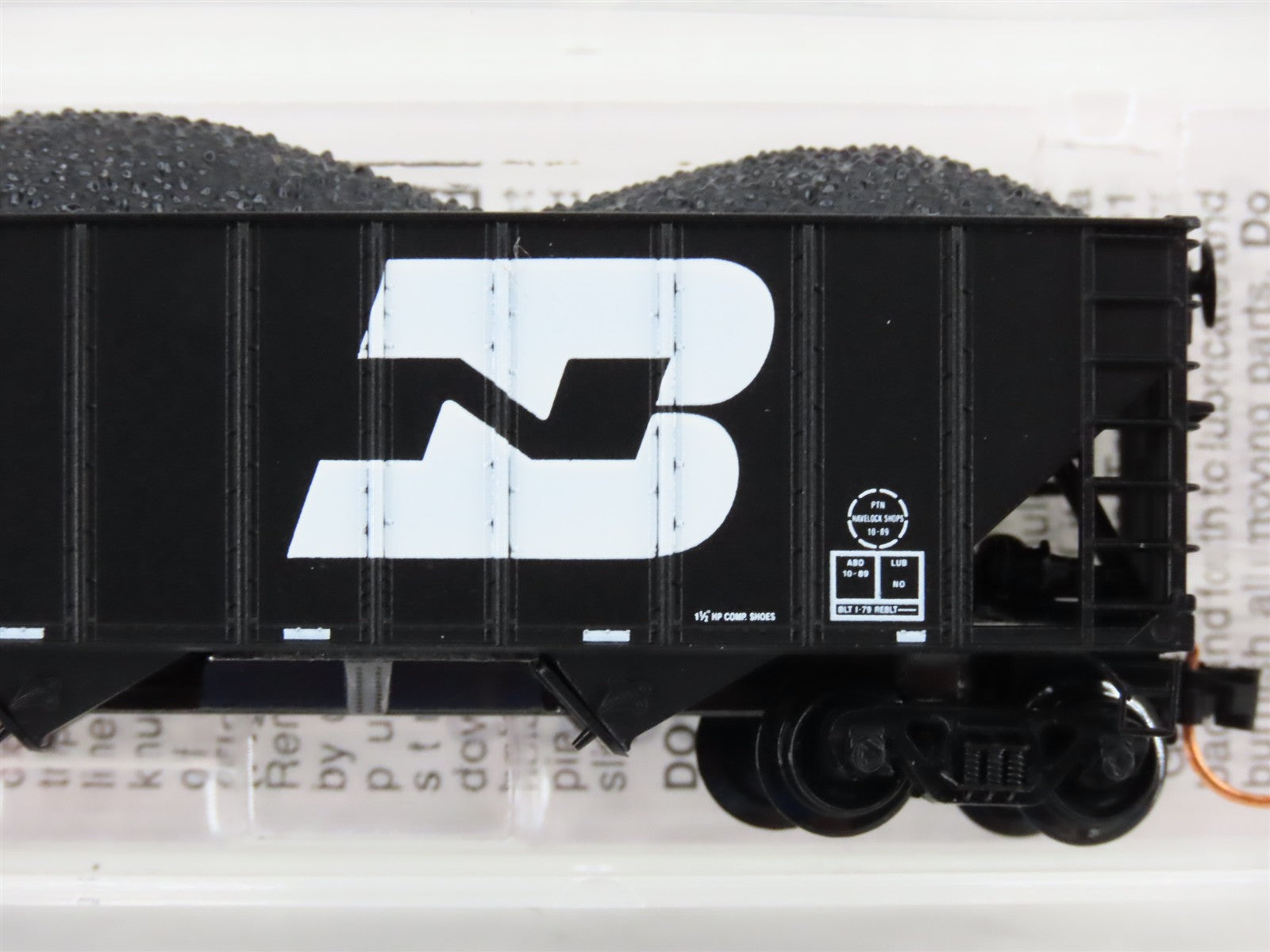 N Scale Micro-Trains MTL 108110 BN Burlington Northern 3-Bay Hopper 528932
