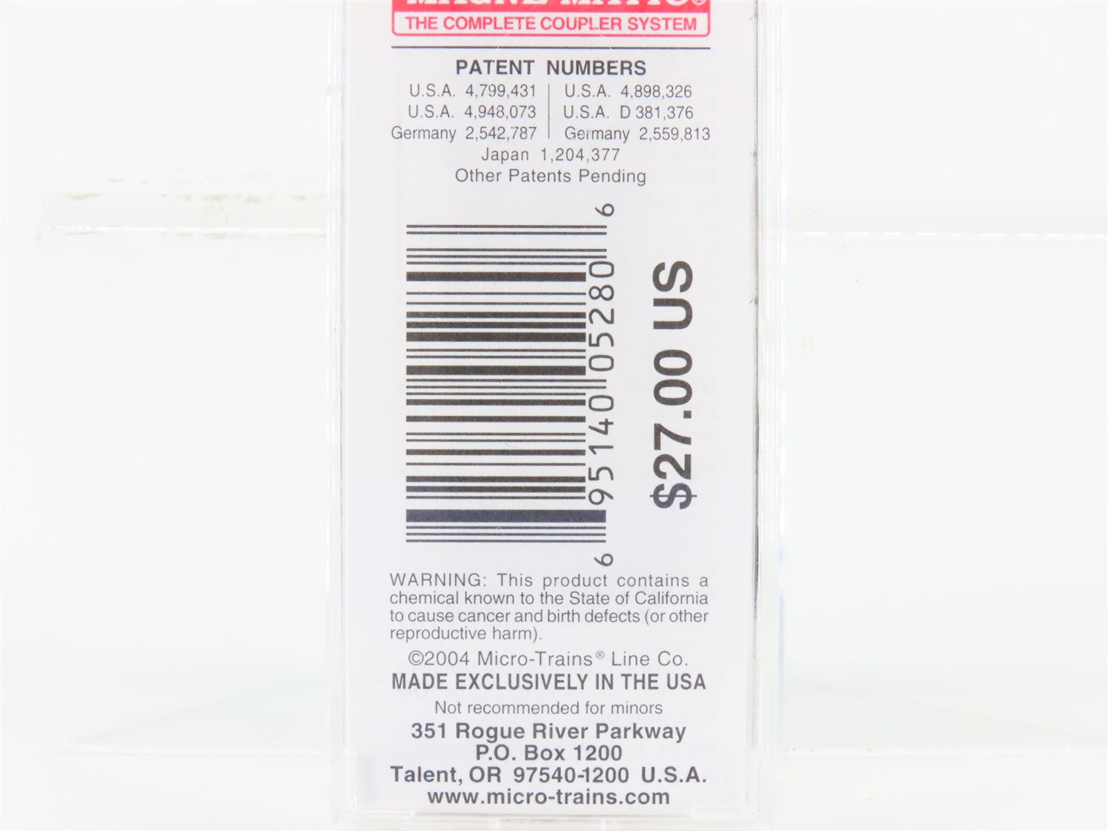 N Scale Micro-Trains MTL 108110 BN Burlington Northern 3-Bay Hopper 528932