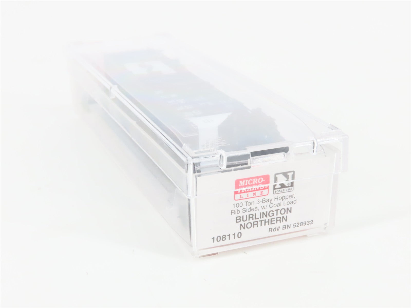 N Scale Micro-Trains MTL 108110 BN Burlington Northern 3-Bay Hopper 528932