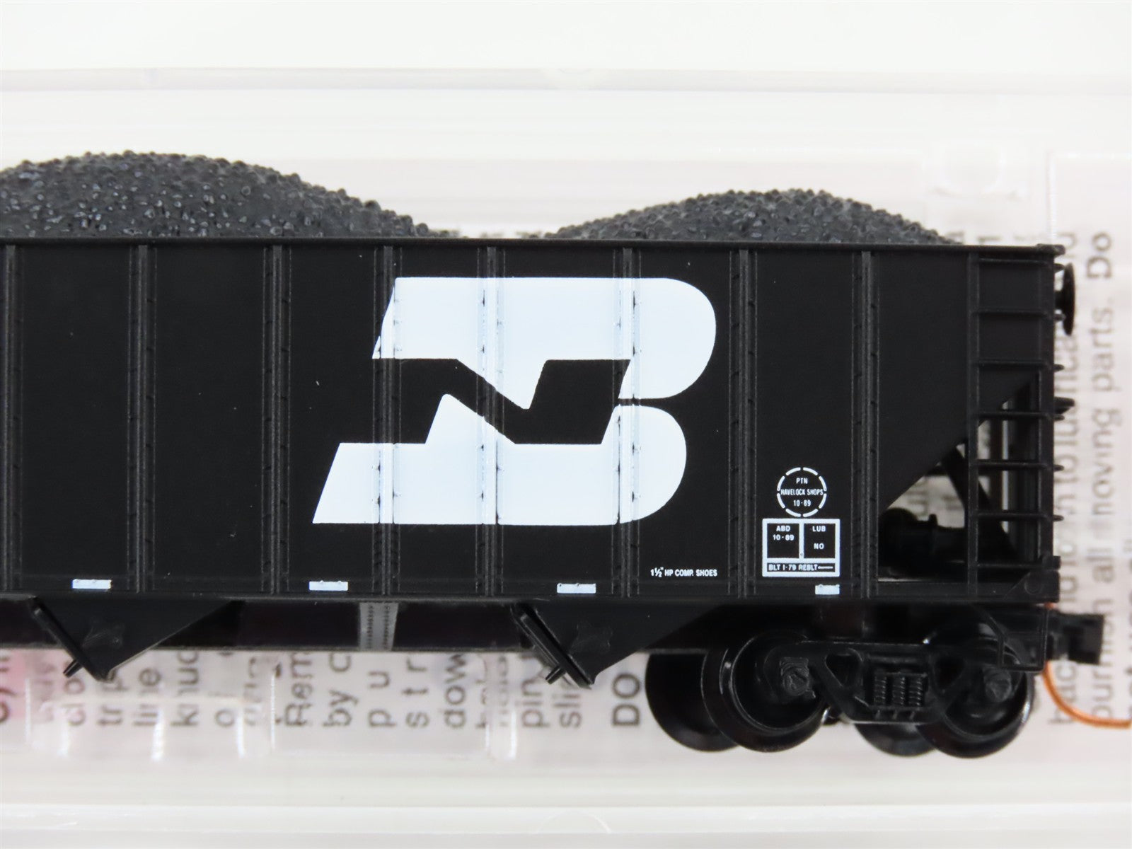 N Scale Micro-Trains MTL 108110 BN Burlington Northern 3-Bay Hopper 528932